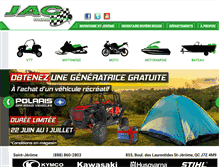 Tablet Screenshot of jacmotosport.ca